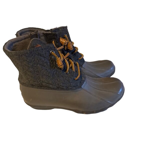 Sperry grey and brown boots size 7 - Picture 3 of 5